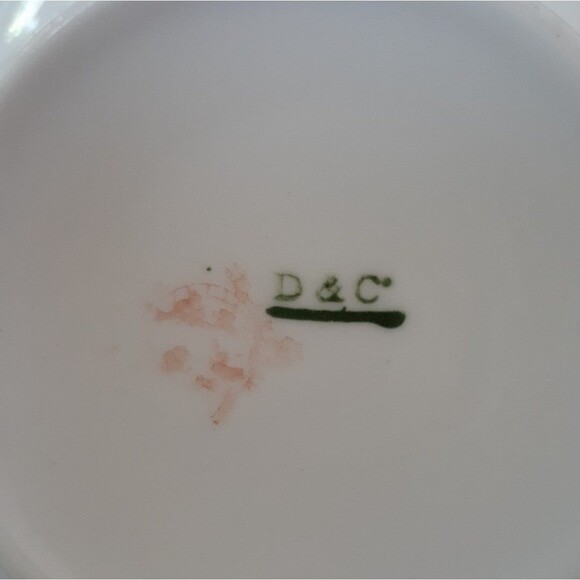 Antique D&C Limoges Bowl Hand Painted Cherry Blossom Porcelain Delinieres & Cie - Picture 10 of 12